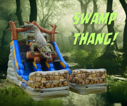 18’ Swamp Thang - Dual Lane Slide Wet/Dry